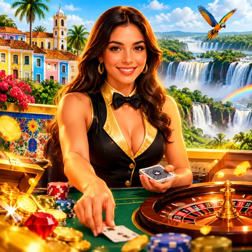 apresentador de game show ao vivo interagindo com o chat da mesa